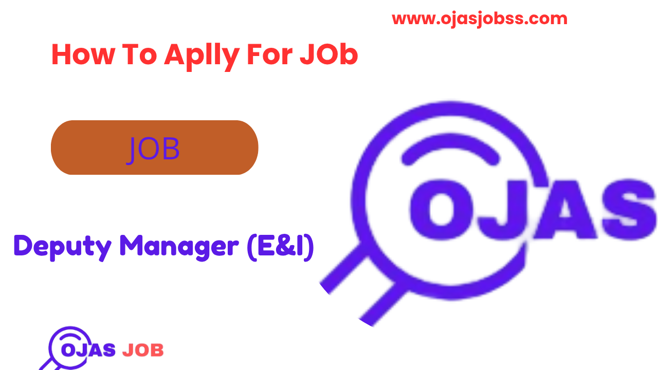 Urgently Require Deputy Manager (E&I) Job.