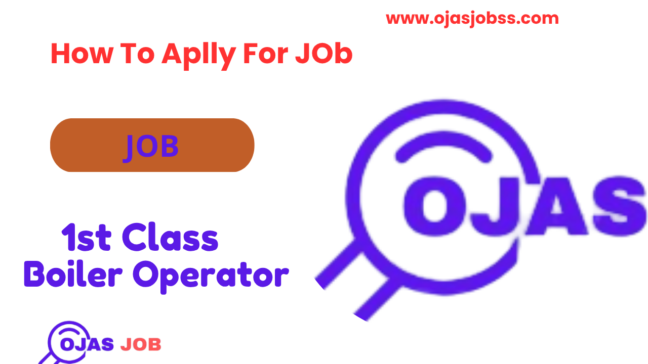 Urgently Require for 1st Class Boiler Operator Job